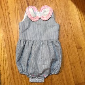 Baby girls bubble romper